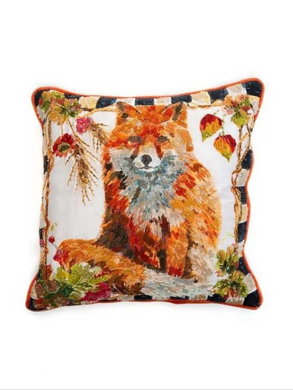 MacKenzie-Childs Fall Fox Pillow